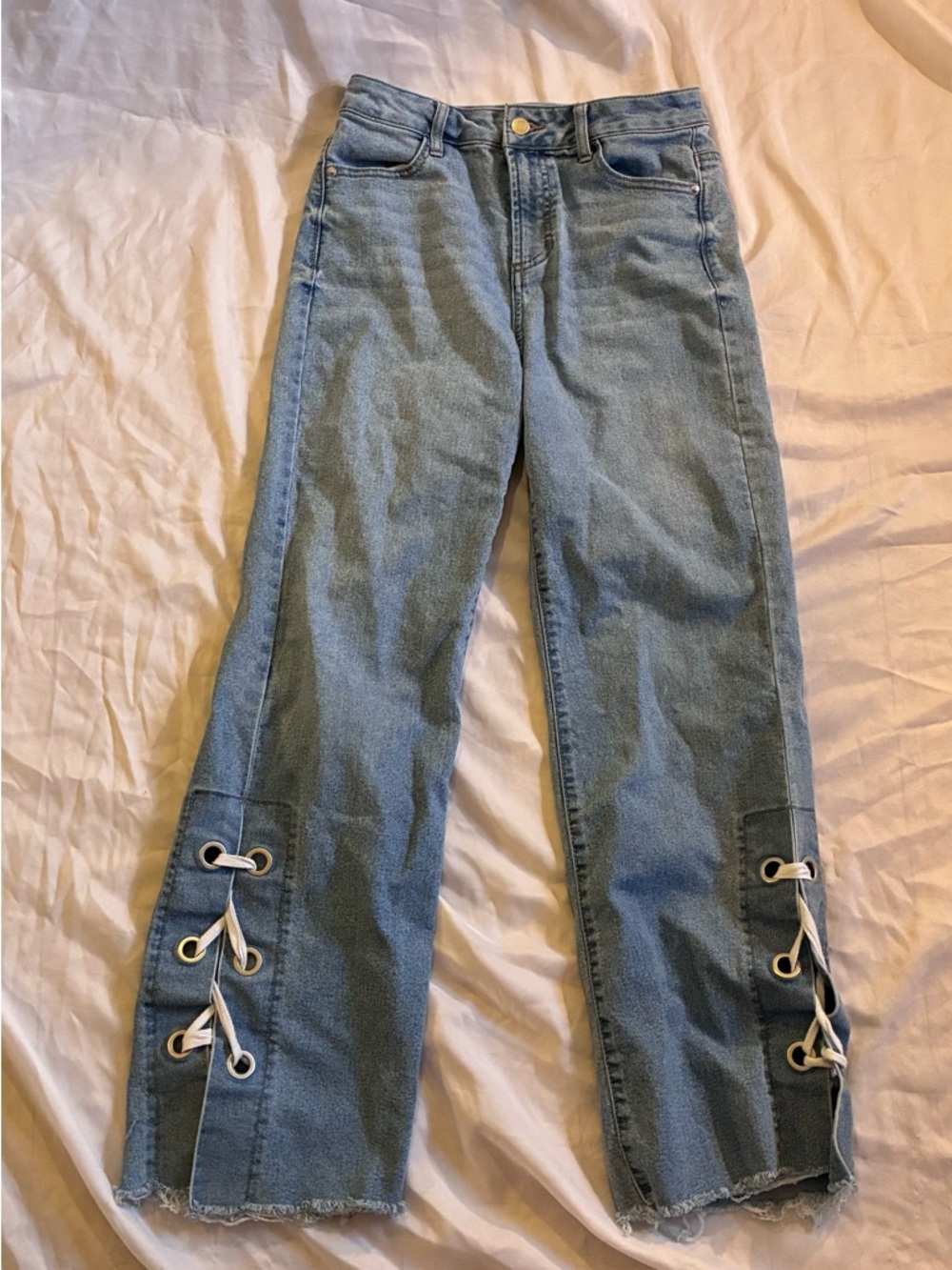 No Boundaries Lace Up Jeans